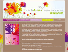 Tablet Screenshot of massage-perpignan.com